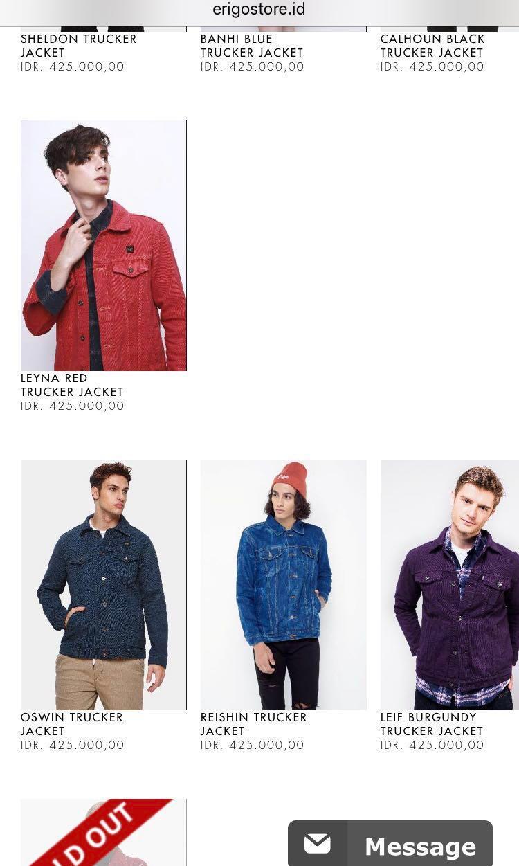 Erigo trucker jacket