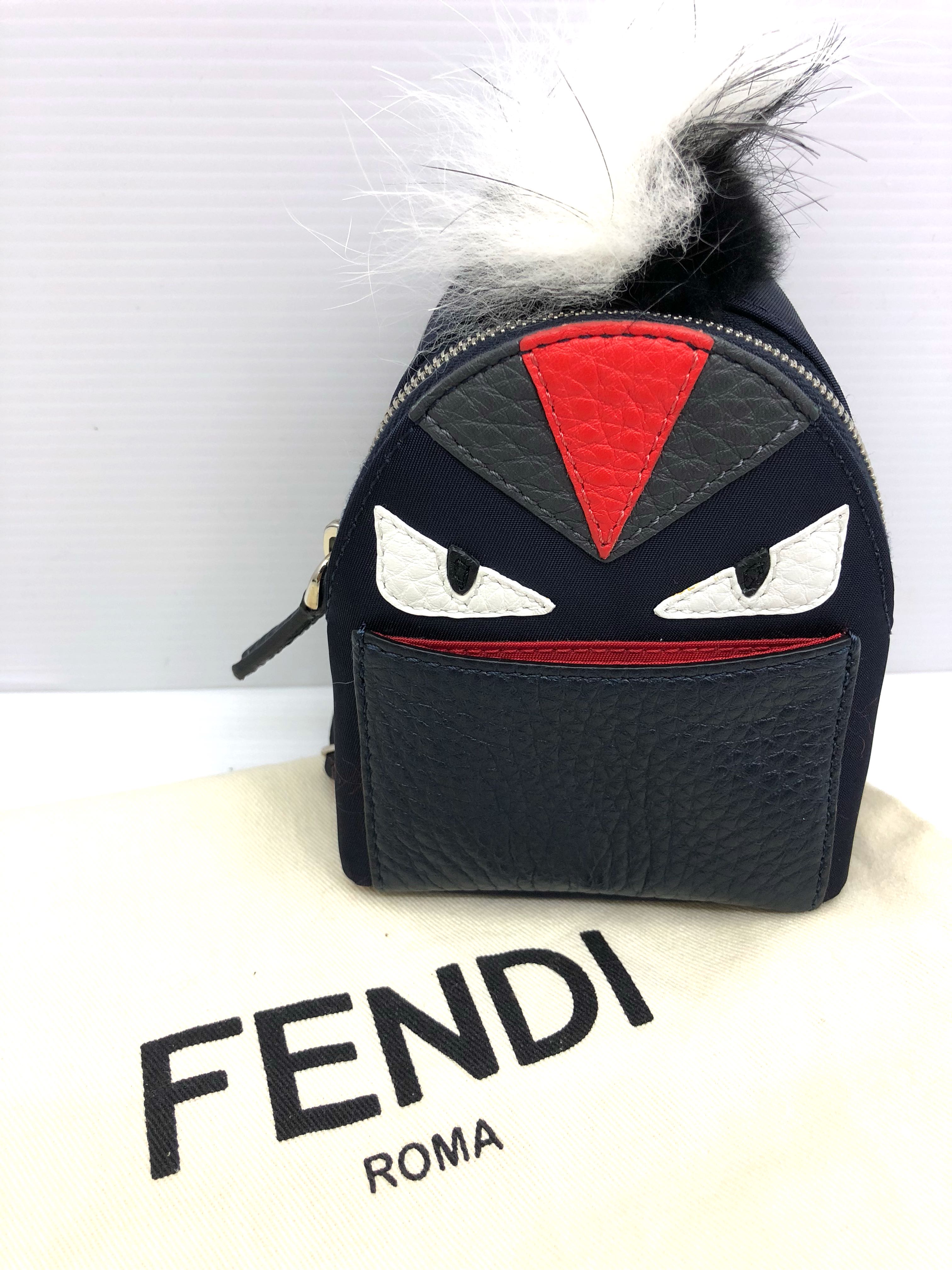 Fendi backpack new arrivals charm
