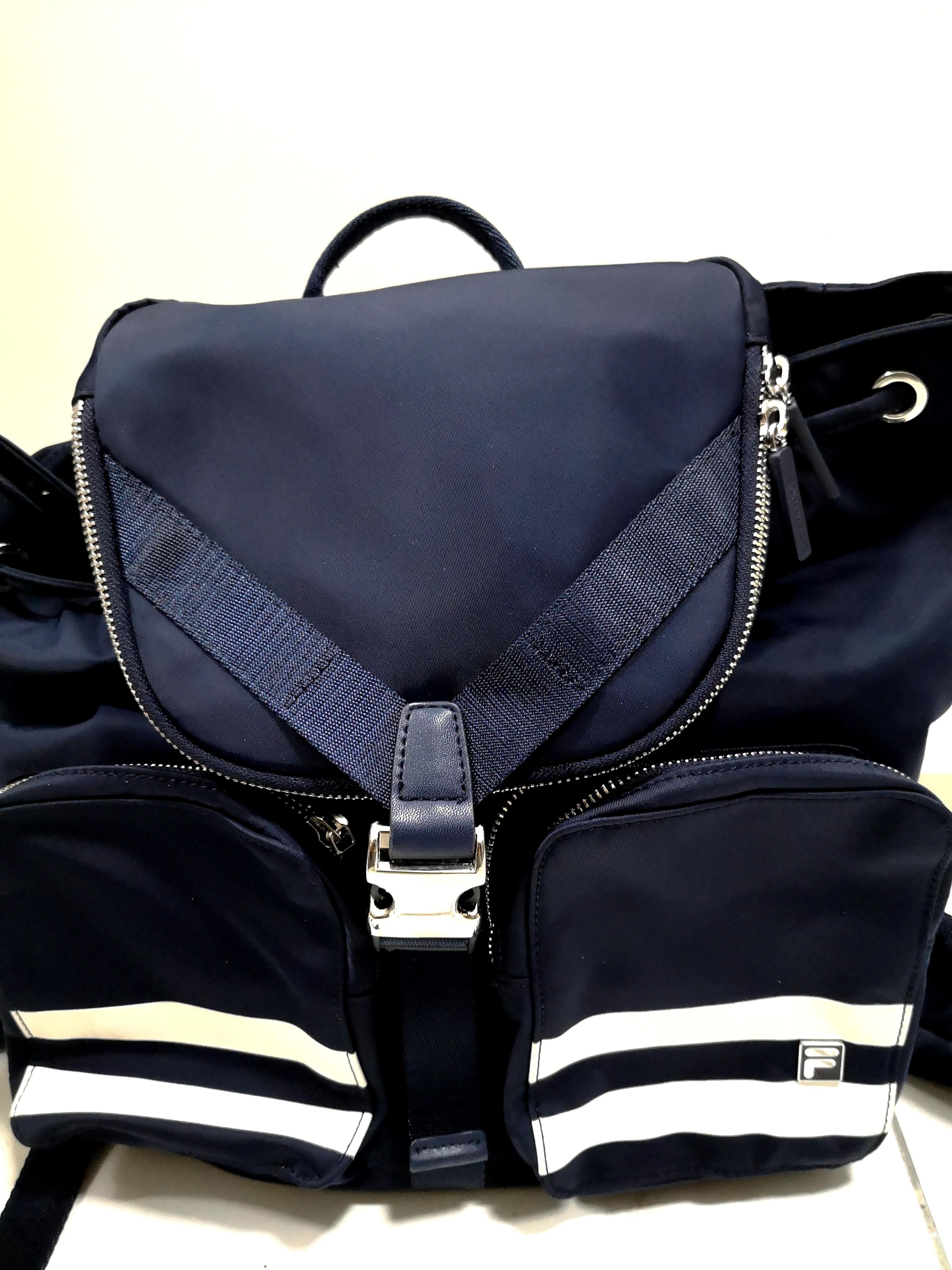 FILA drawstring backpack Women s Fashion Bags Wallets Backpacks on Carousell
