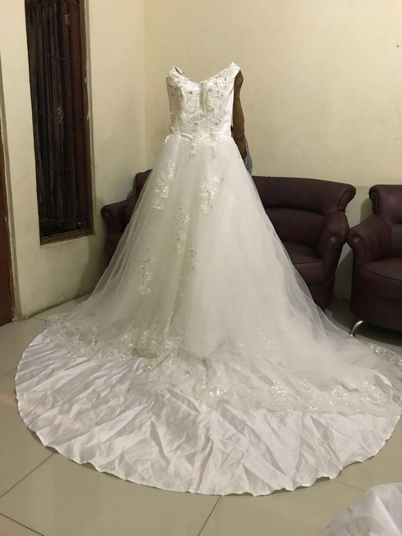 Gaun Pengantin Seken Womens Fashion Womens Clothes Dresses