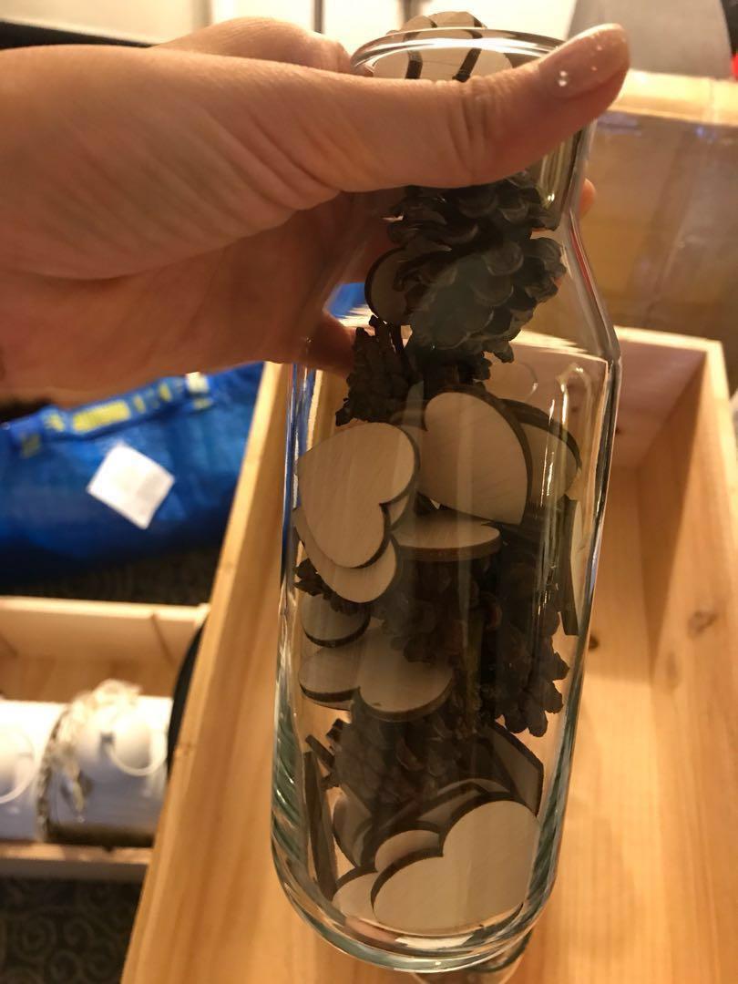 Glass bottles (wedding decor), Hobbies & Toys, Stationery & Craft