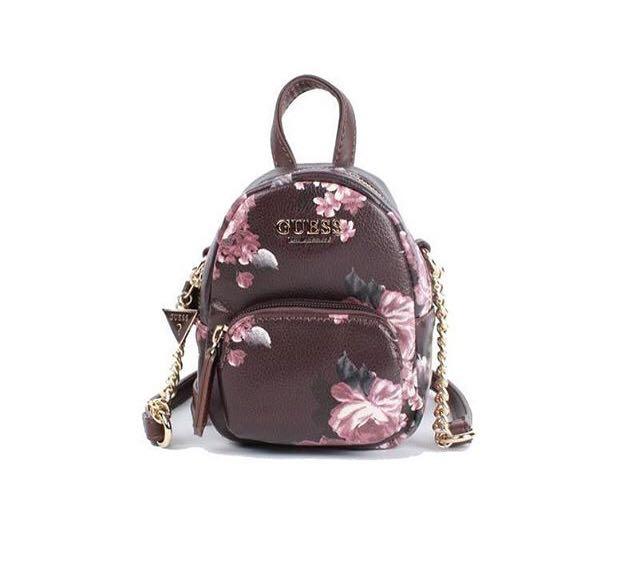 Guess floral shop mini backpack