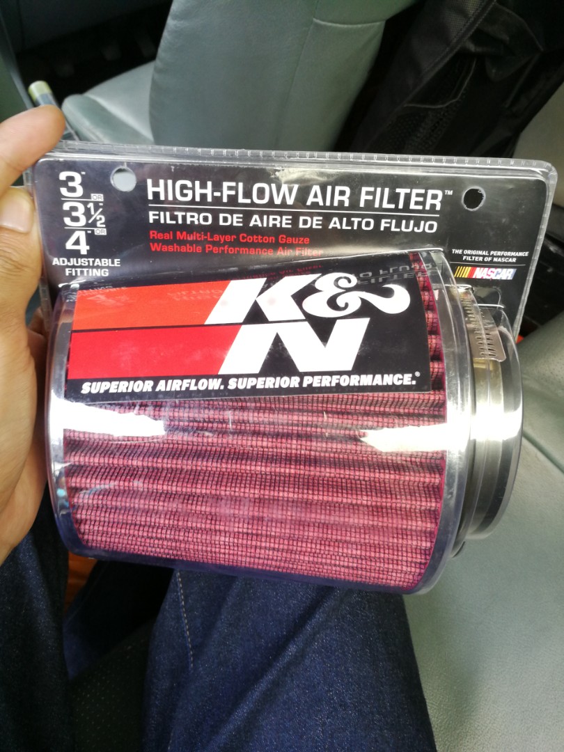 K&N RG-1001BL Universal Air Filter