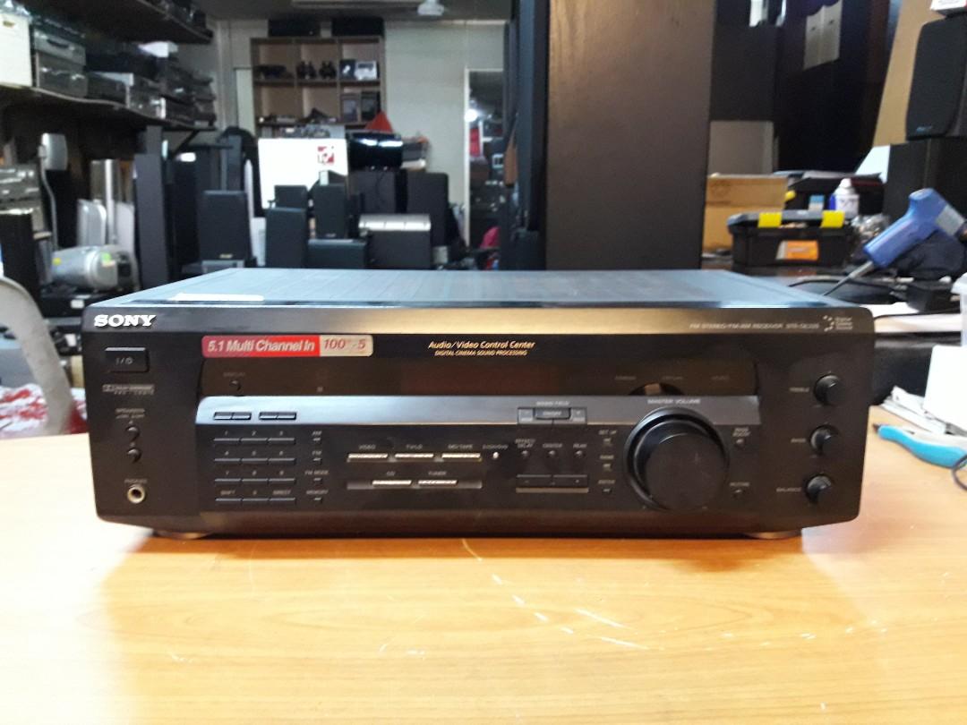 Ku sony stereo av 5.1 amp str de335