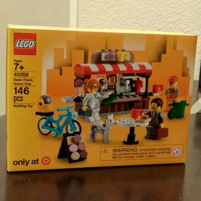 NEW Sealed ships next day Bean There LEGO 40358 146 pieces Donut That 