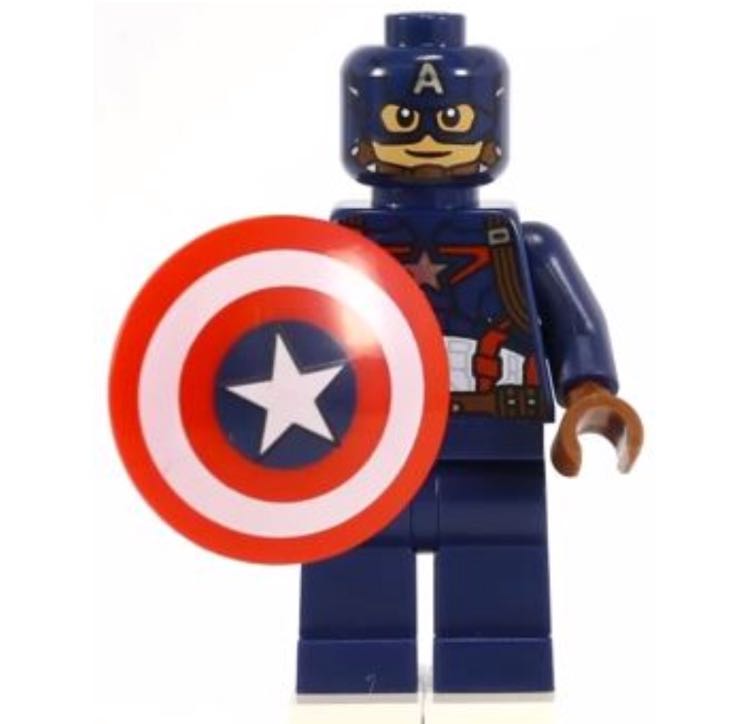 LEGO captain America minifigure avengers civil war marvel ...