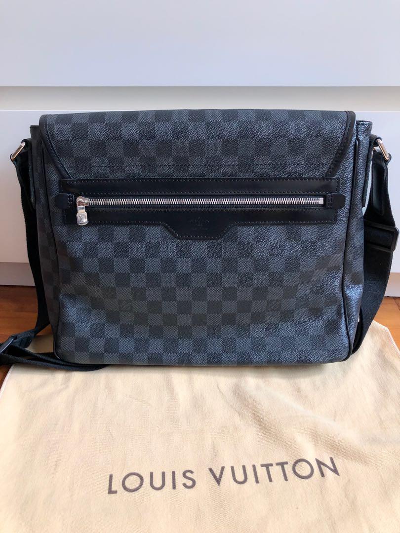 Almost Brand New LV Damier Graphite Daniel GM Messenger, Luxury, Bags &  Wallets on Carousell