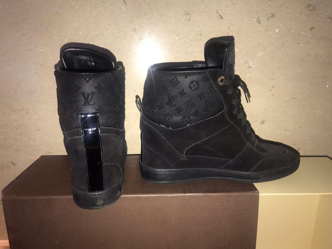 louis vuitton millenium wedge sneaker