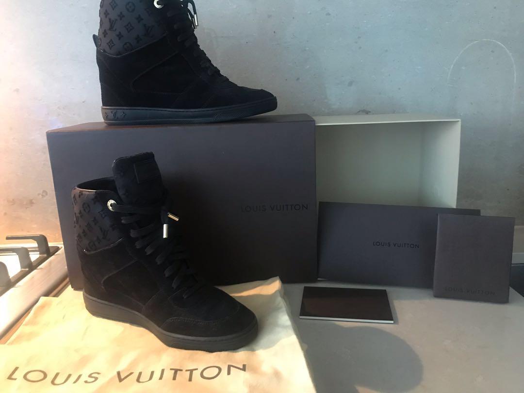 louis vuitton millenium wedge sneaker
