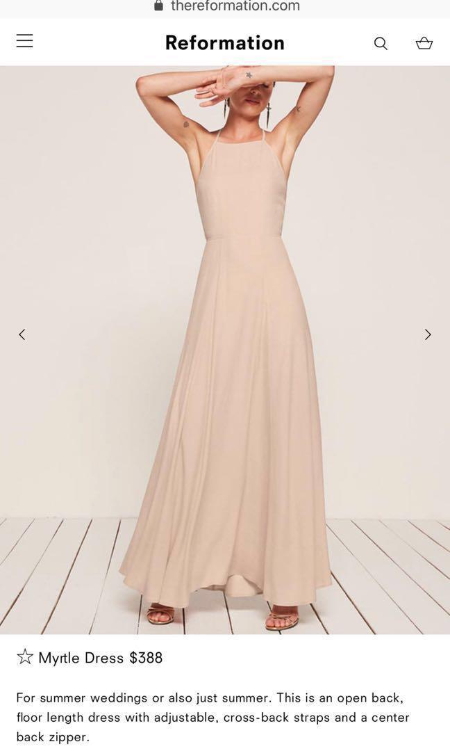 reformation myrtle dress