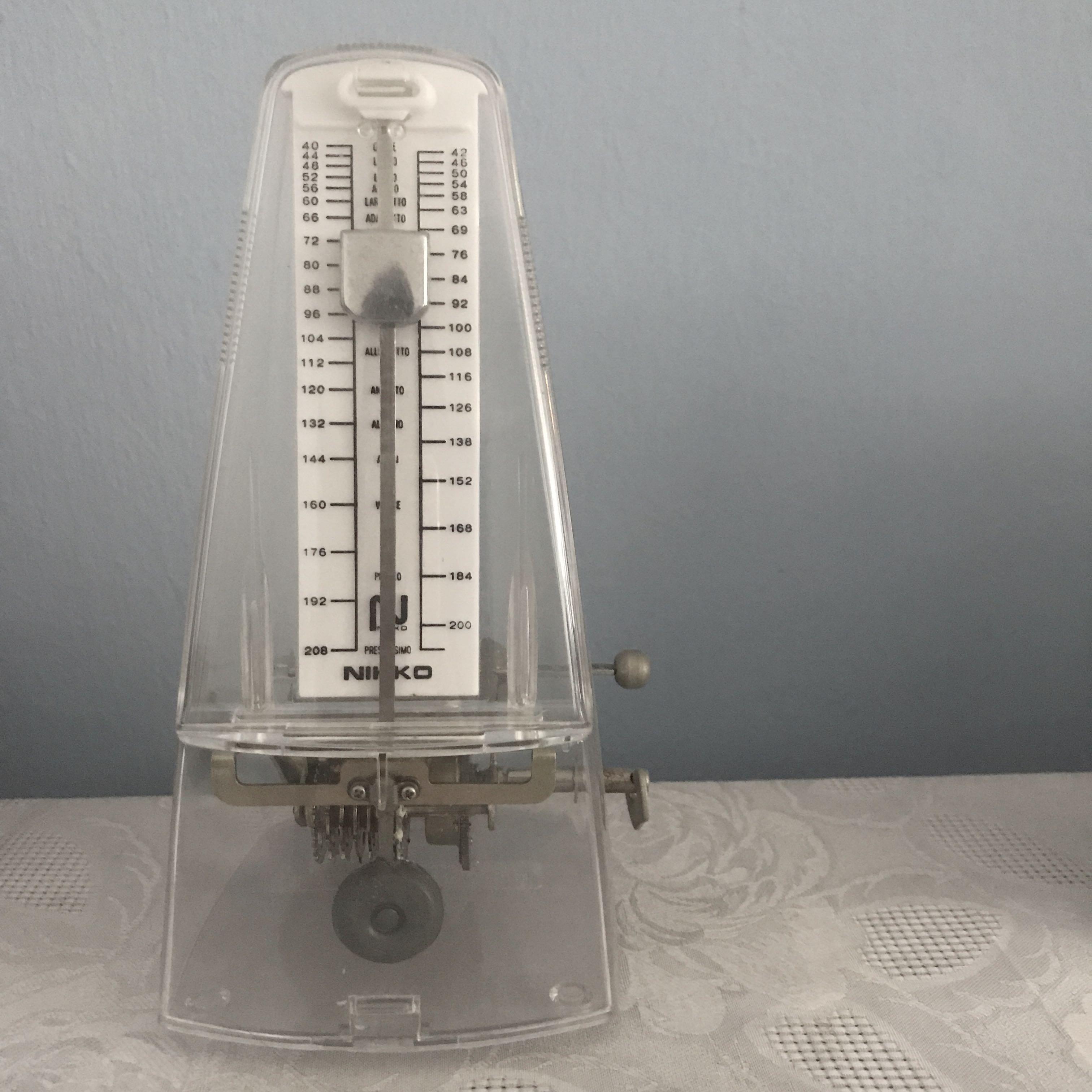 Nikko Metronome (Transparent), Hobbies & Toys, Music & Media, Music