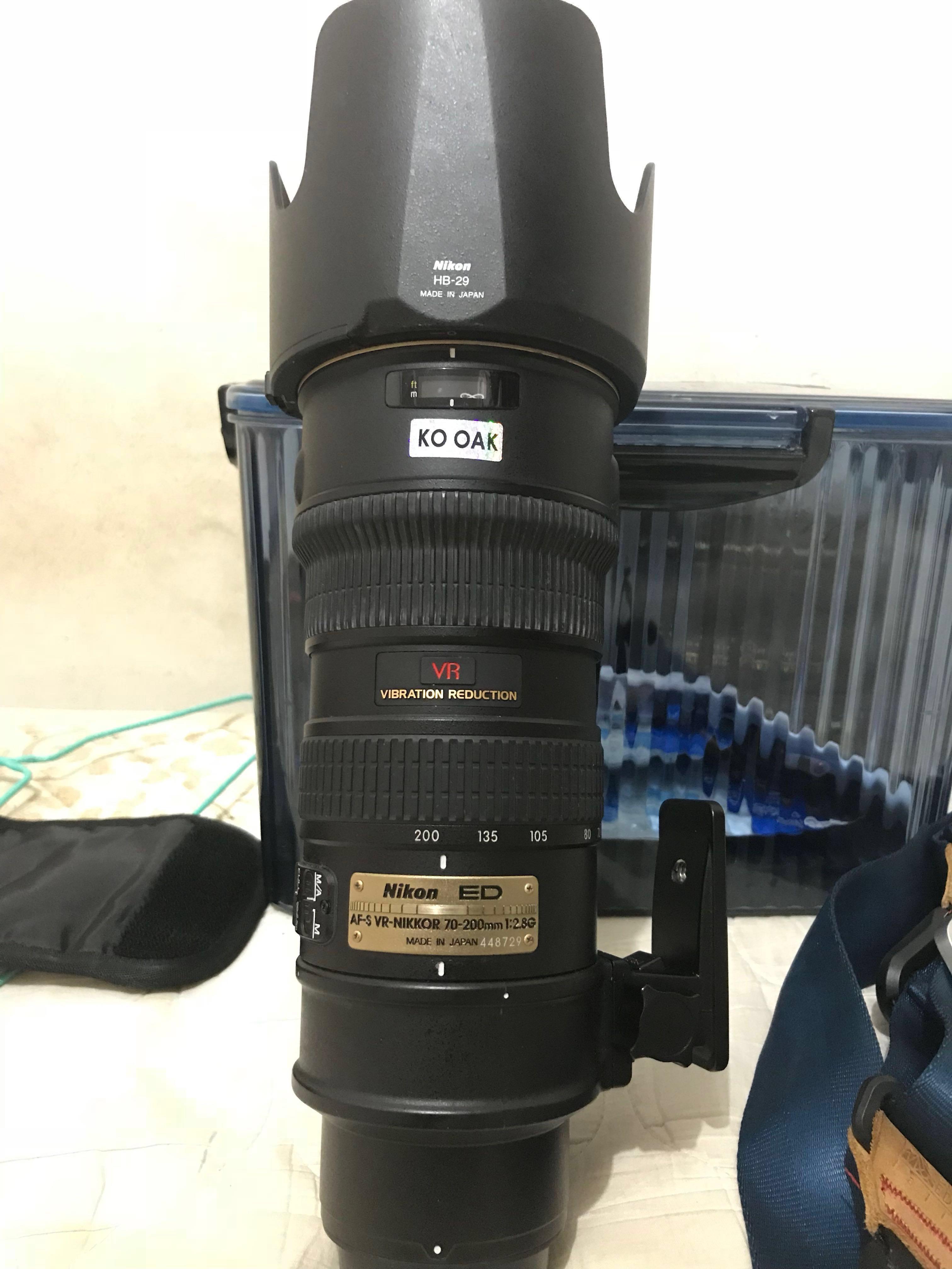 Nikon 70 0 F2 8 Vr 1 Photography Lenses On Carousell