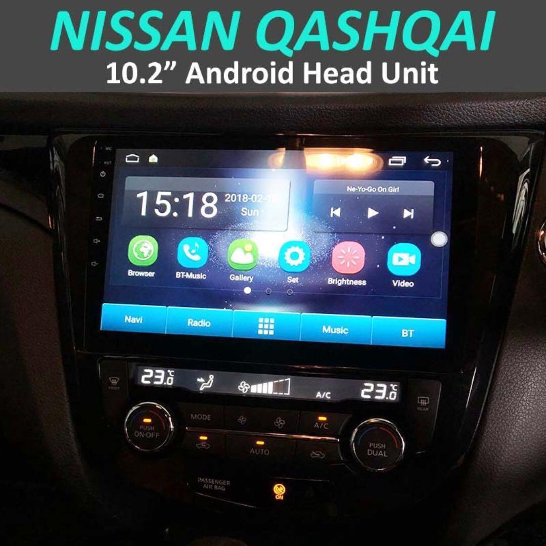 Nissan Qashqai 10.2 Inch Android Head Unit Including
