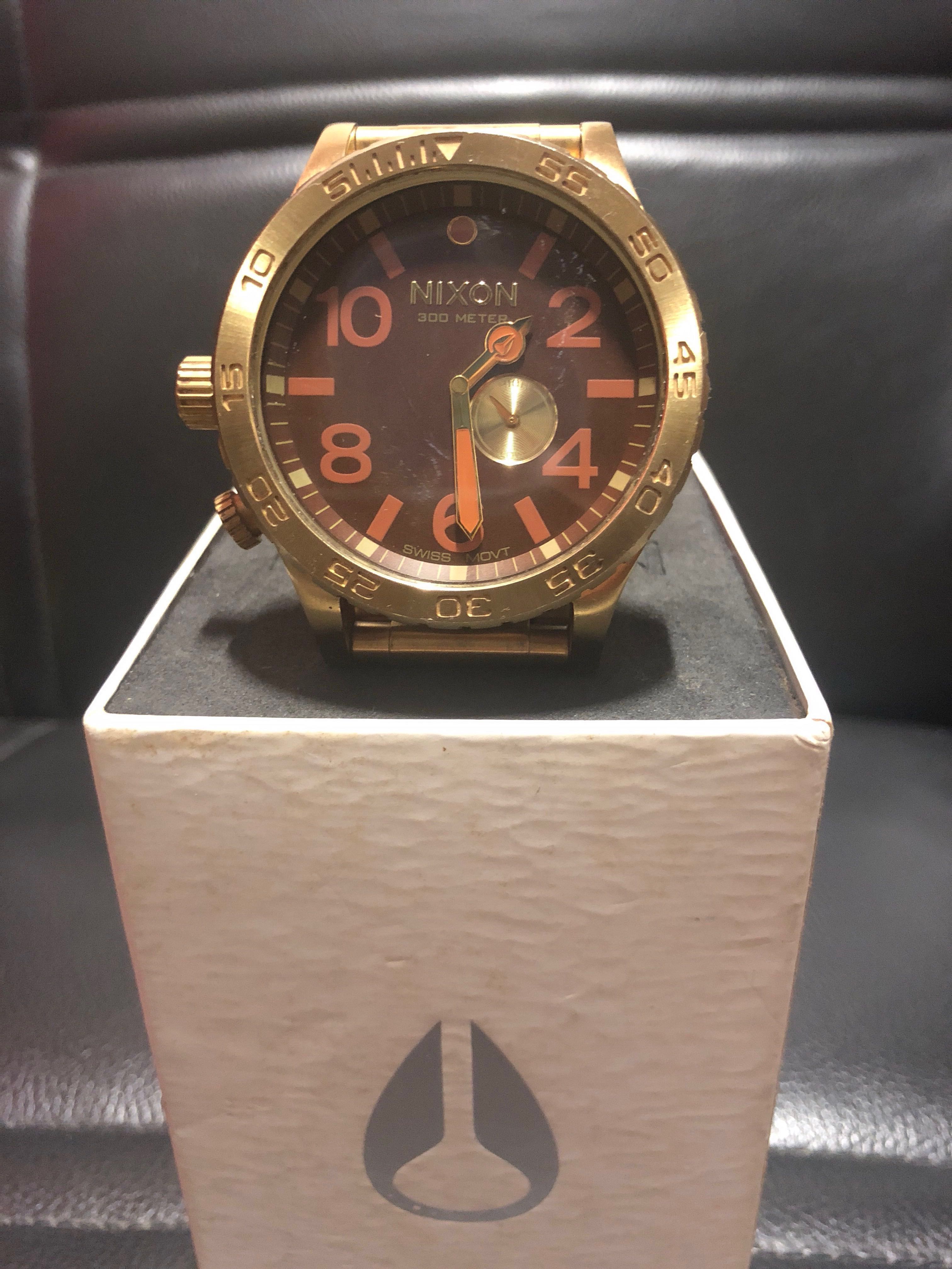 NIXON 腕時計 ROTOLOG ゴールド/ブラウン ニクソン ロトログ NIXON 腕時計 ROTOLOG ゴールド/ブラウン ニクソン ロトログ