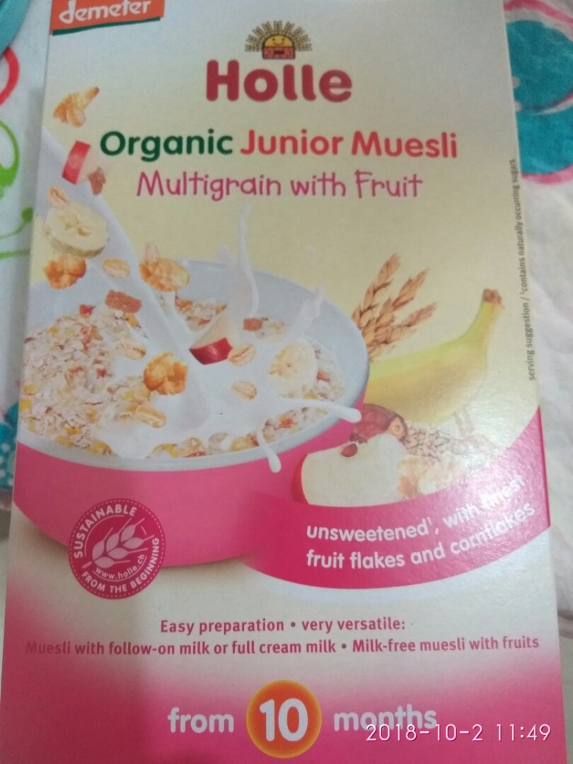 Holle Organic Junior Muesli, Babies & Kids, Nursing & Feeding, Weaning & Toddler Feeding on