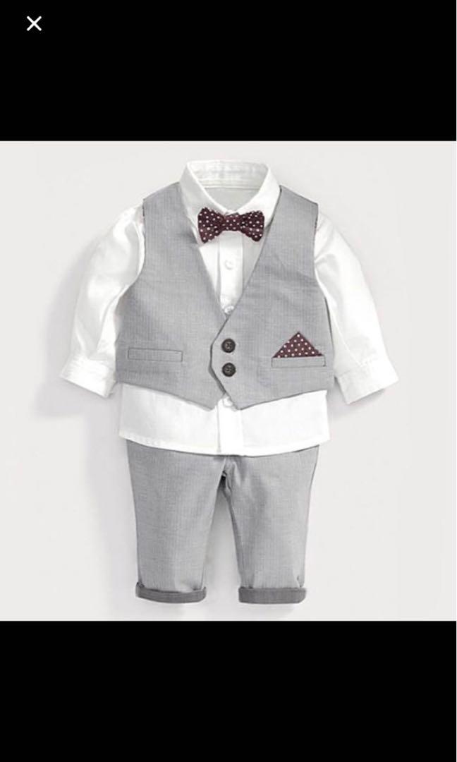 3 year old boy wedding outfit