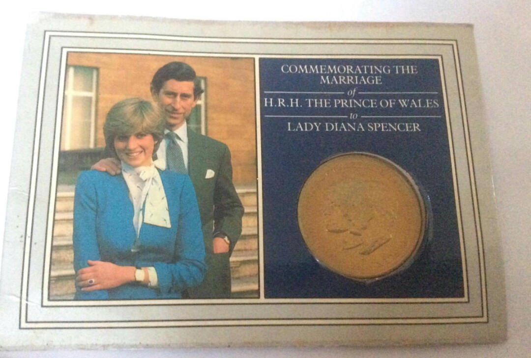 Princess Diana Prince Charles Wedding Commemorative Coin Antiques Currency On Carousell