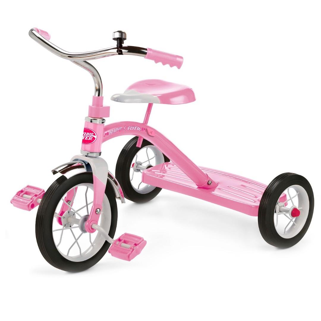 Radio flyer classic pink on sale tricycle