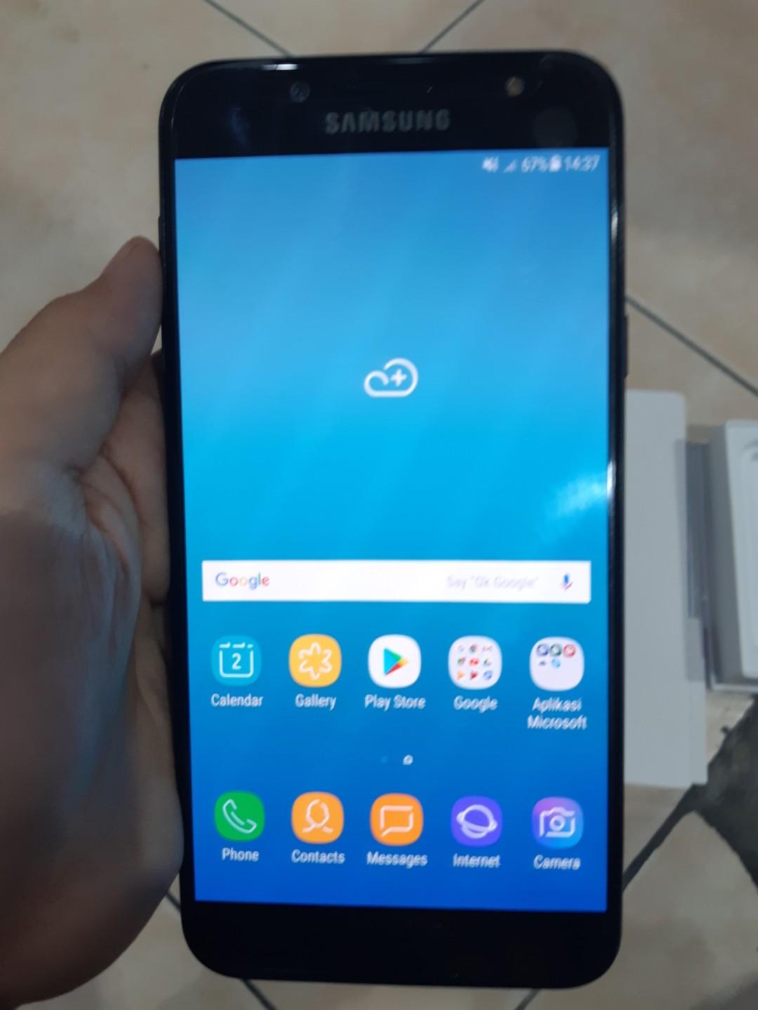 Samsung J7 Plus Black 4 32 100 Mulus Telepon Seluler Tablet Ponsel Android Samsung Di Carousell