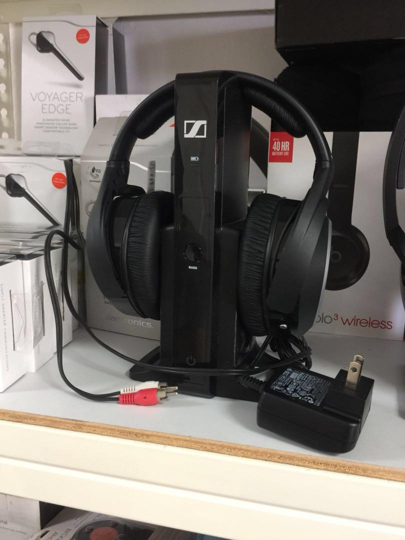 Sennheiser RS 165 RF Wireless Headphone System Audio Headphones Headsets on Carousell