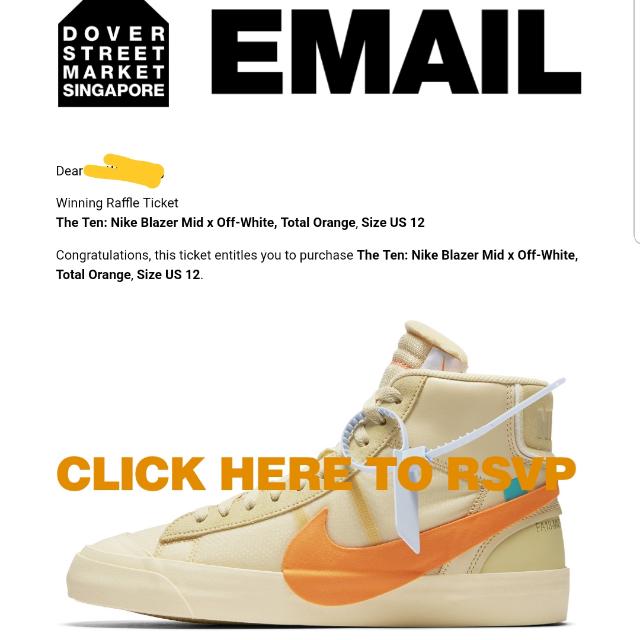 the ten blazer mid off white
