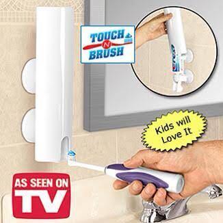 TOUCH N BRUSH TOOTHPASTE DISPENSER (Category: Pitchers & Dispensers) located in Manila. Submitted by shyshopii (Listing ID 192753084, Image 3). Description: TOUCH N BRUSH TOOTHPASTE DISPENSER SALE AT 99! Last pc left.
