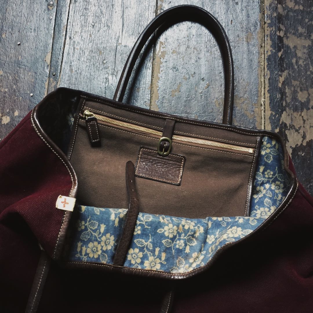 Visvim homer tote FR (L), Luxury, Bags & Wallets on Carousell