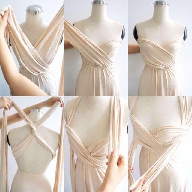 infinity white dress