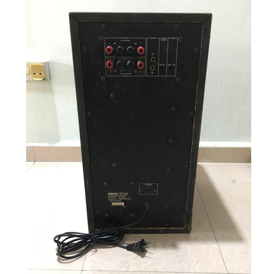Yamaha YSTSW80 Subwoofer for Sale, Audio, Soundbars, Speakers