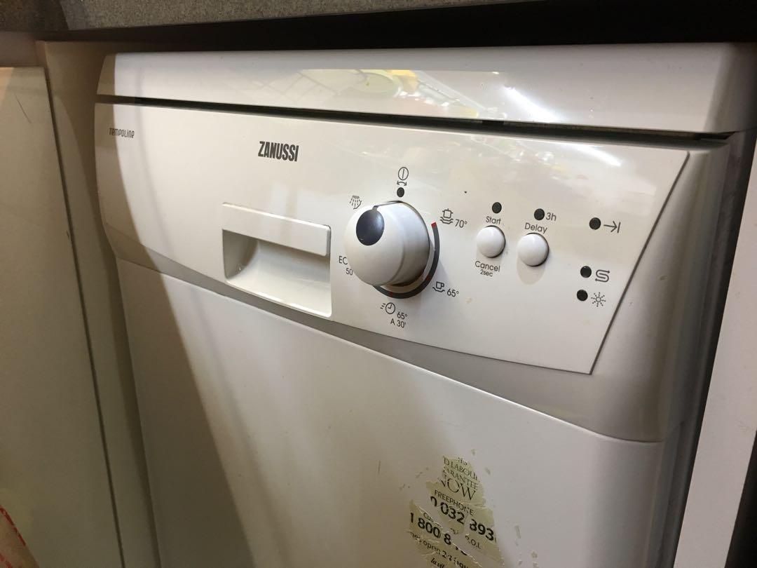 Zanussi cheap tempoline dishwasher