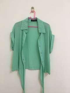 Mint Green Cardigan