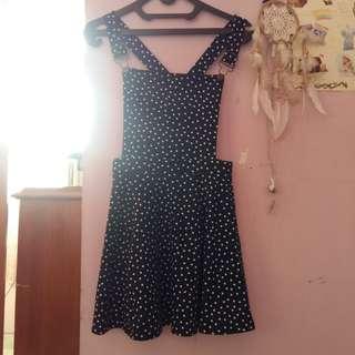 Overall skirt cotton on