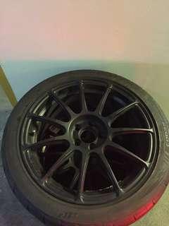 17” 5x100 Replica rims w tyres