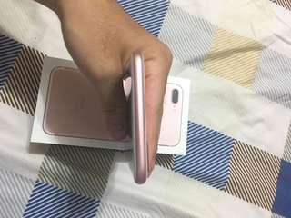 售i7+ 128G粉色無刮傷無摔倒