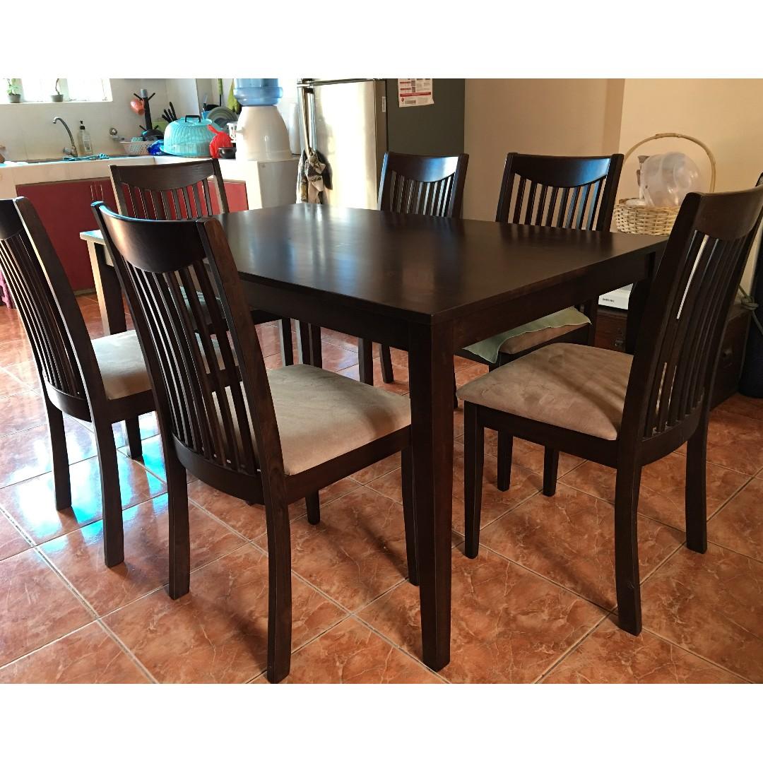 6 Seater Dining Table On Carousell