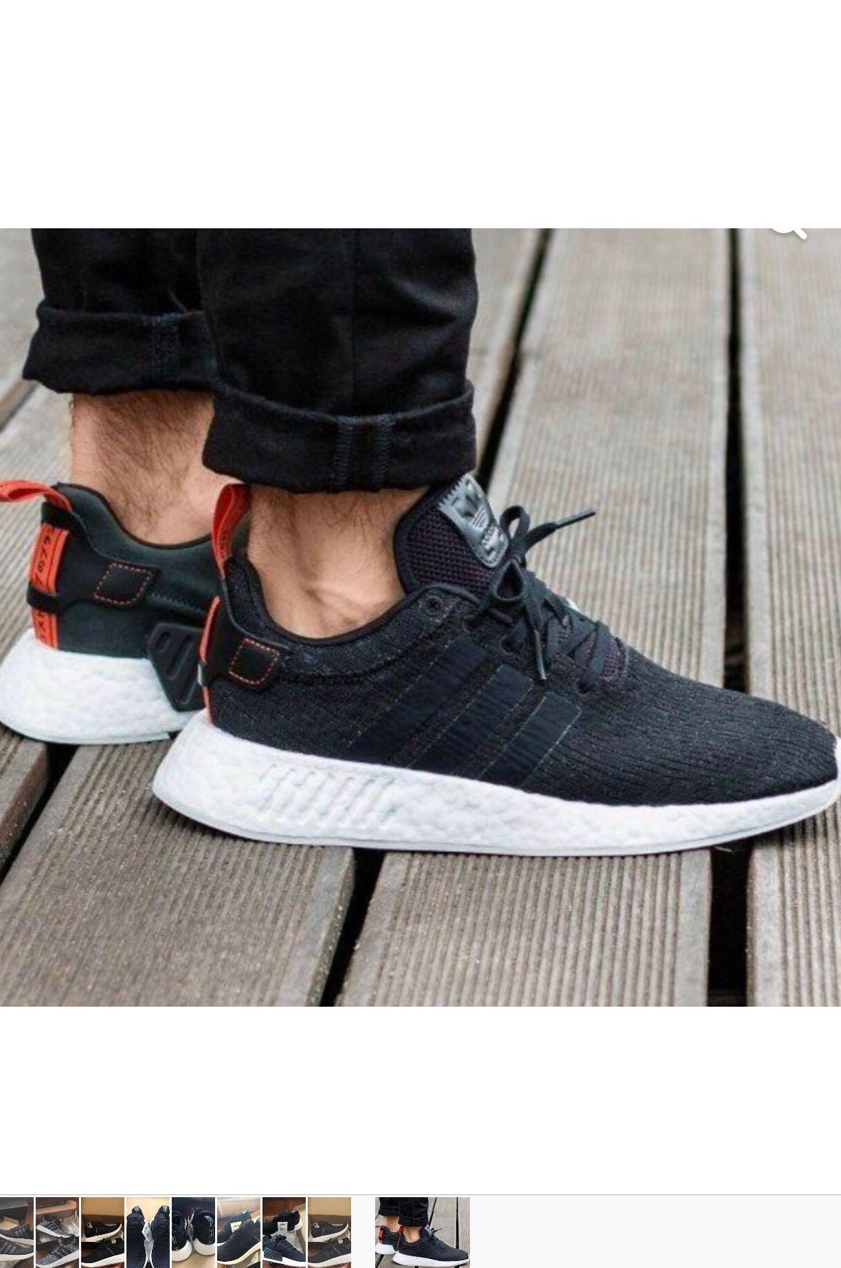 Adidas nmd r2 black store harvest