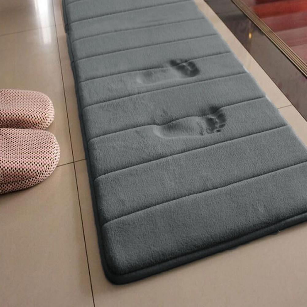 Bath Rug Non Slip Absorbent Soft Memory Foam Bathroom Carpet