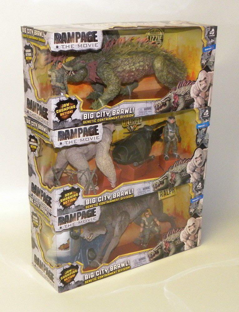 Action Figures Rampage The Movie Big City Brawl Lizzie Set Lizzie Is
