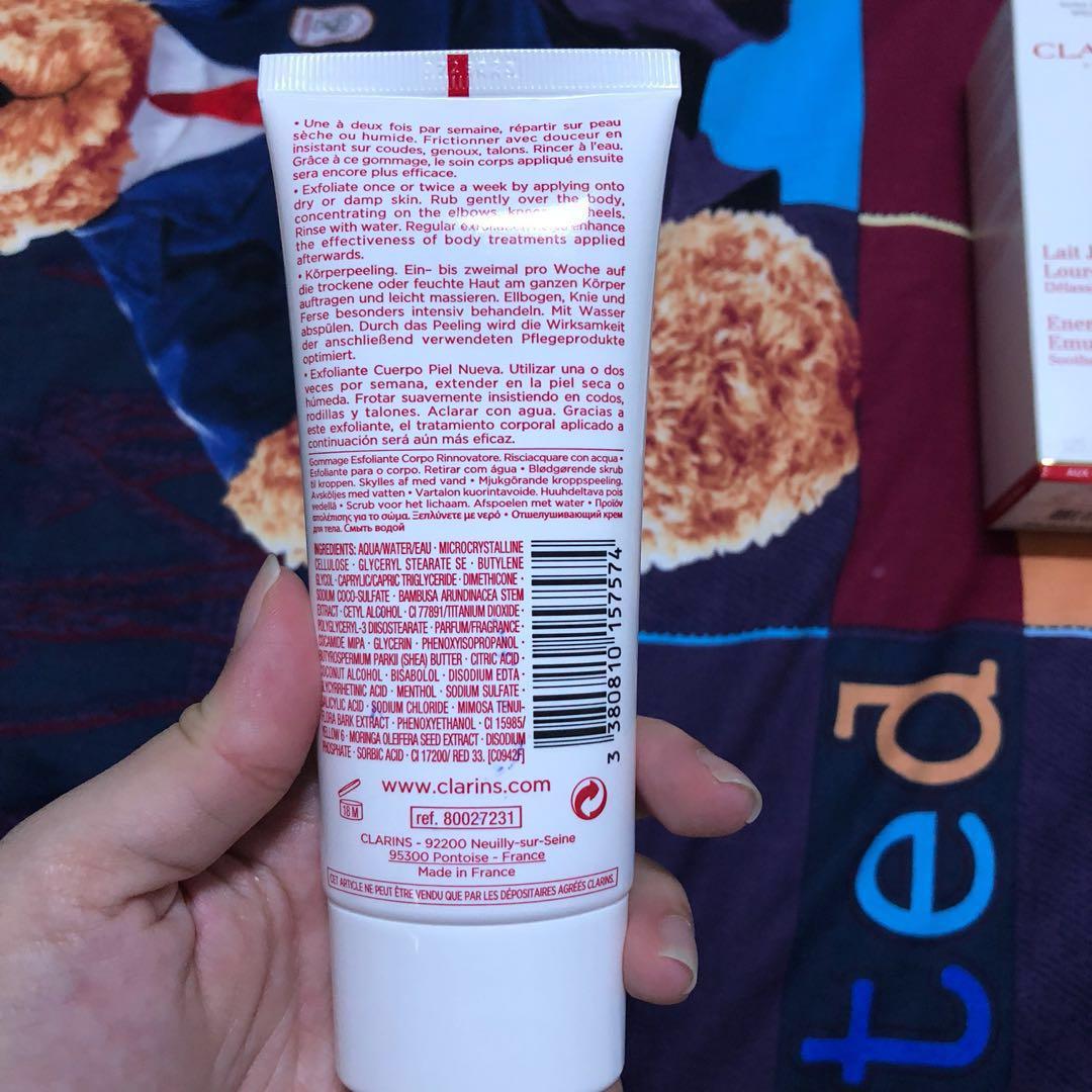 Bnib Clarins Exfoliating Body Scrub Health Beauty Bath Body On Carousell