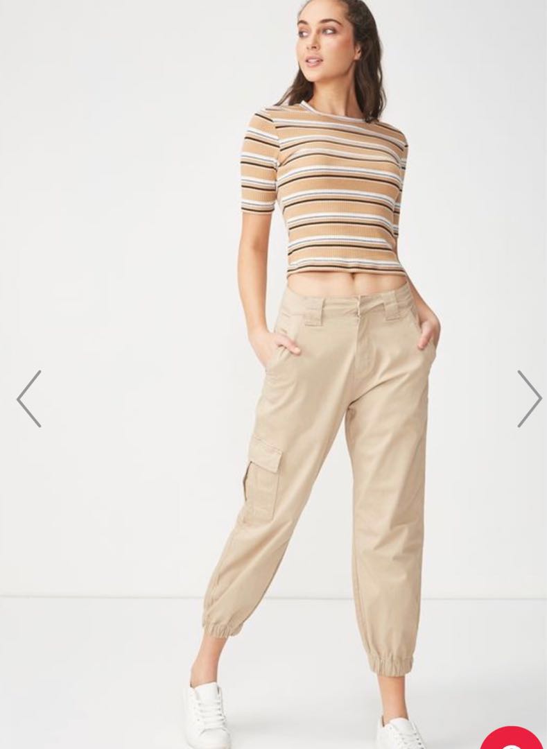 Carla high waist utility pants/ cargo pants