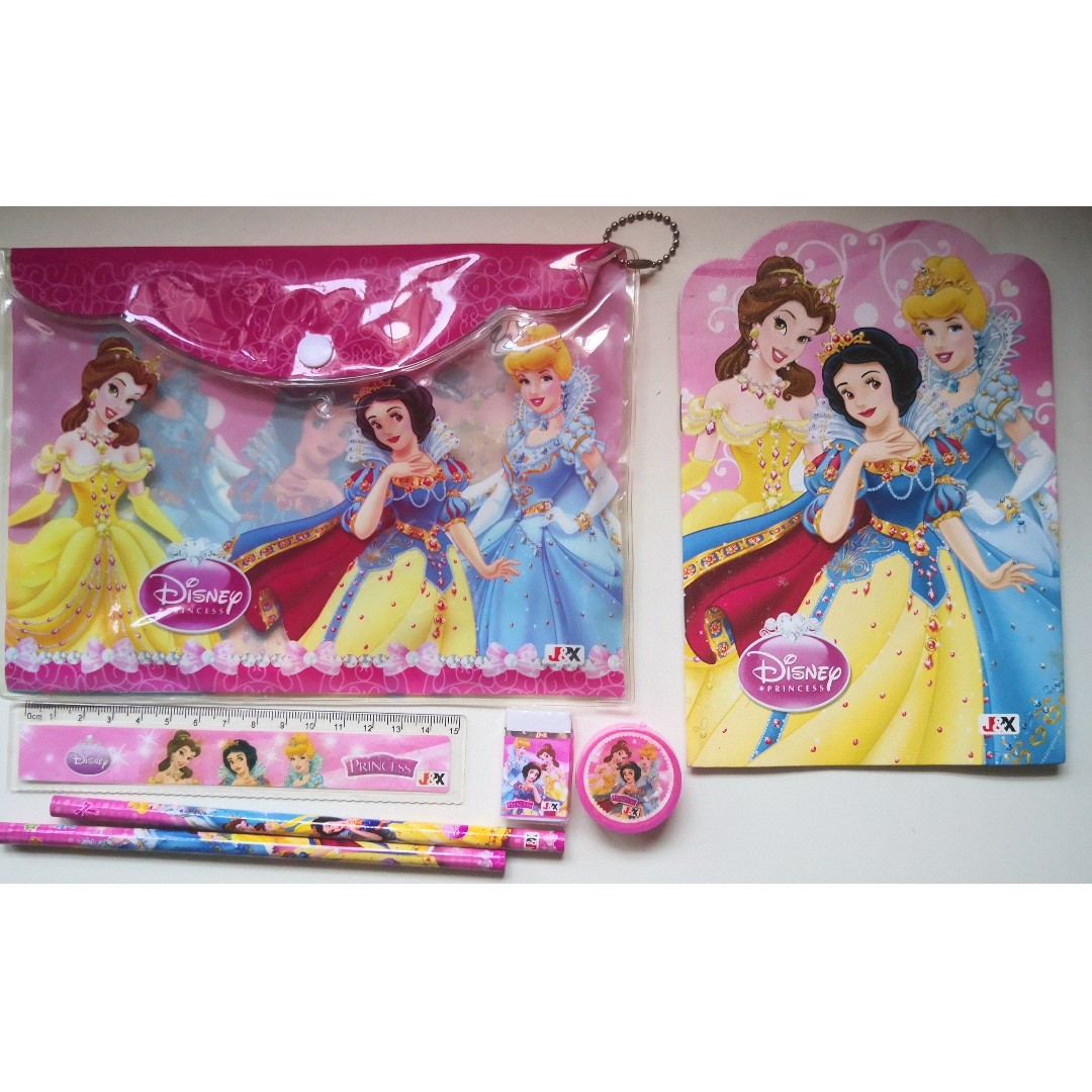 Disney Princess Stationery Set, Hobbies & Toys, Stationery & Craft
