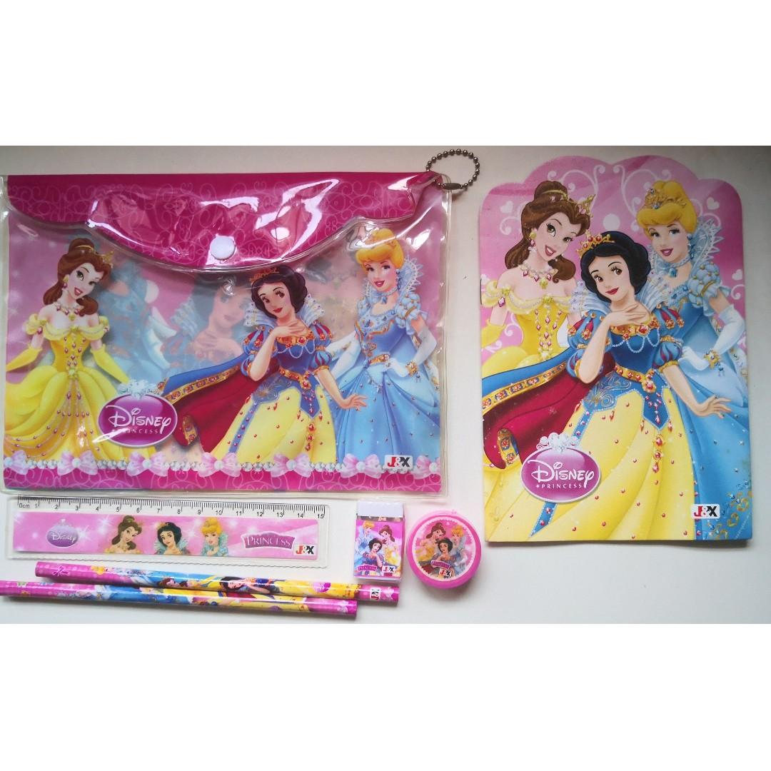 Disney Princess Stationery Set, Hobbies & Toys, Stationery & Craft
