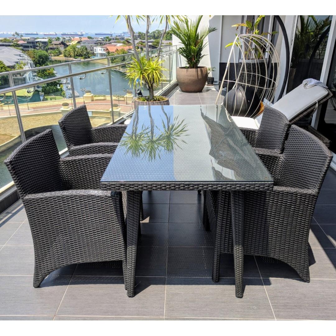 Domus Ventures Outdoor Furniture Set Moving Out Sale Furniture Tables Chairs On Carousell
