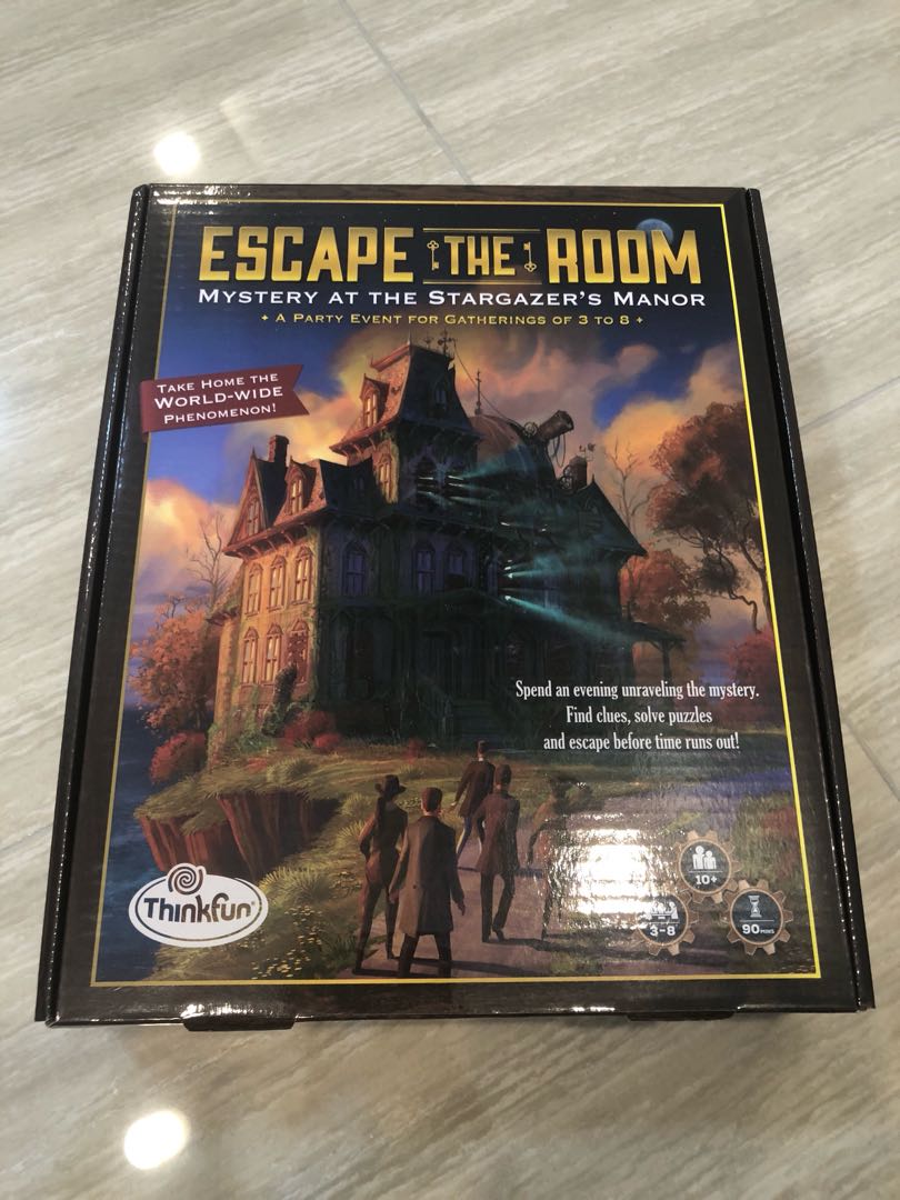 Escape The Room Mystery At The Stargazer S Manor Board Game