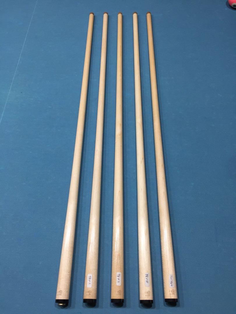 EVO Premium Low Deflection Custom Pool Cue Shaft, Sports Equipment