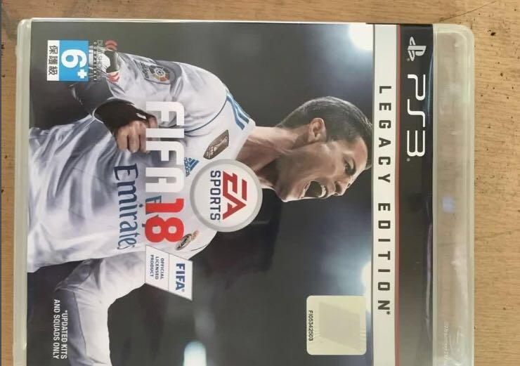 FIFA 18 legacy edition for PS3, Video Gaming, Video Games, Xbox on Carousell