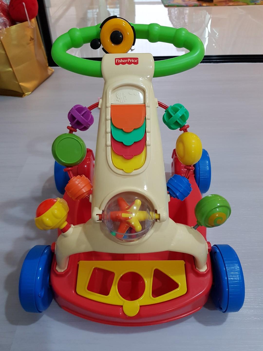 fisher price red car walker