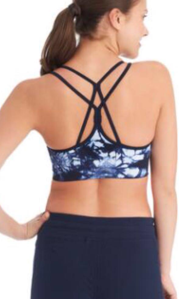 Propel Sports Bra - Black Tie-Dye