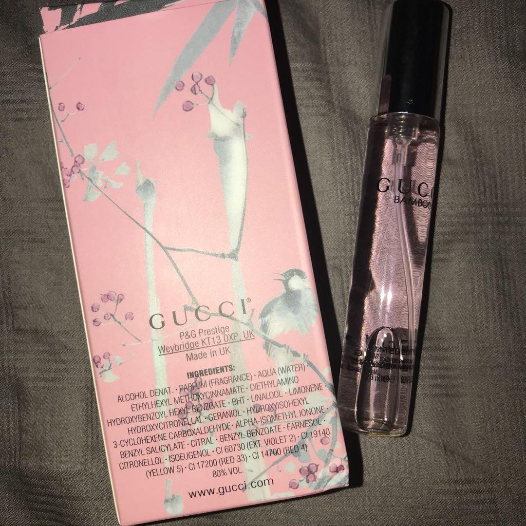 Gucci bamboo on sale perfume travel size