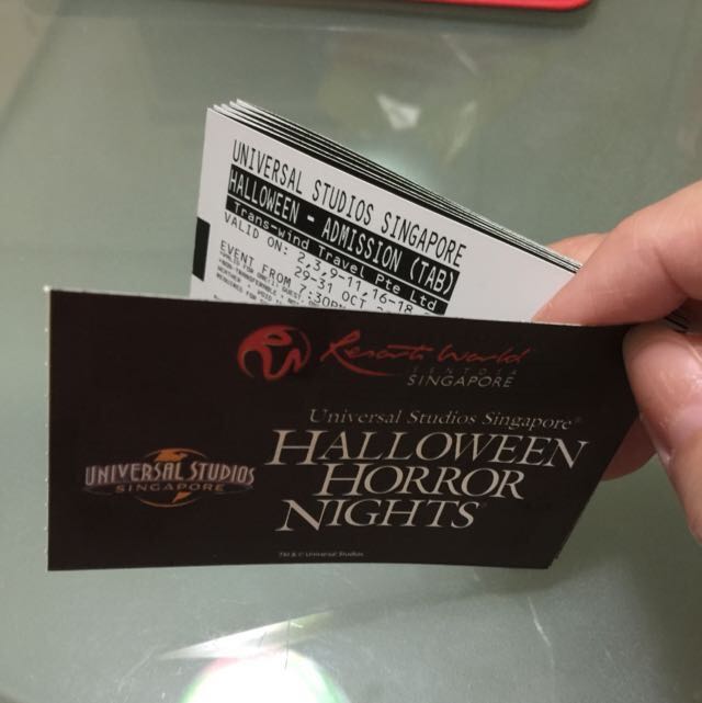 Halloween Horror Nights tickets, Tickets & Vouchers, Event Tickets on